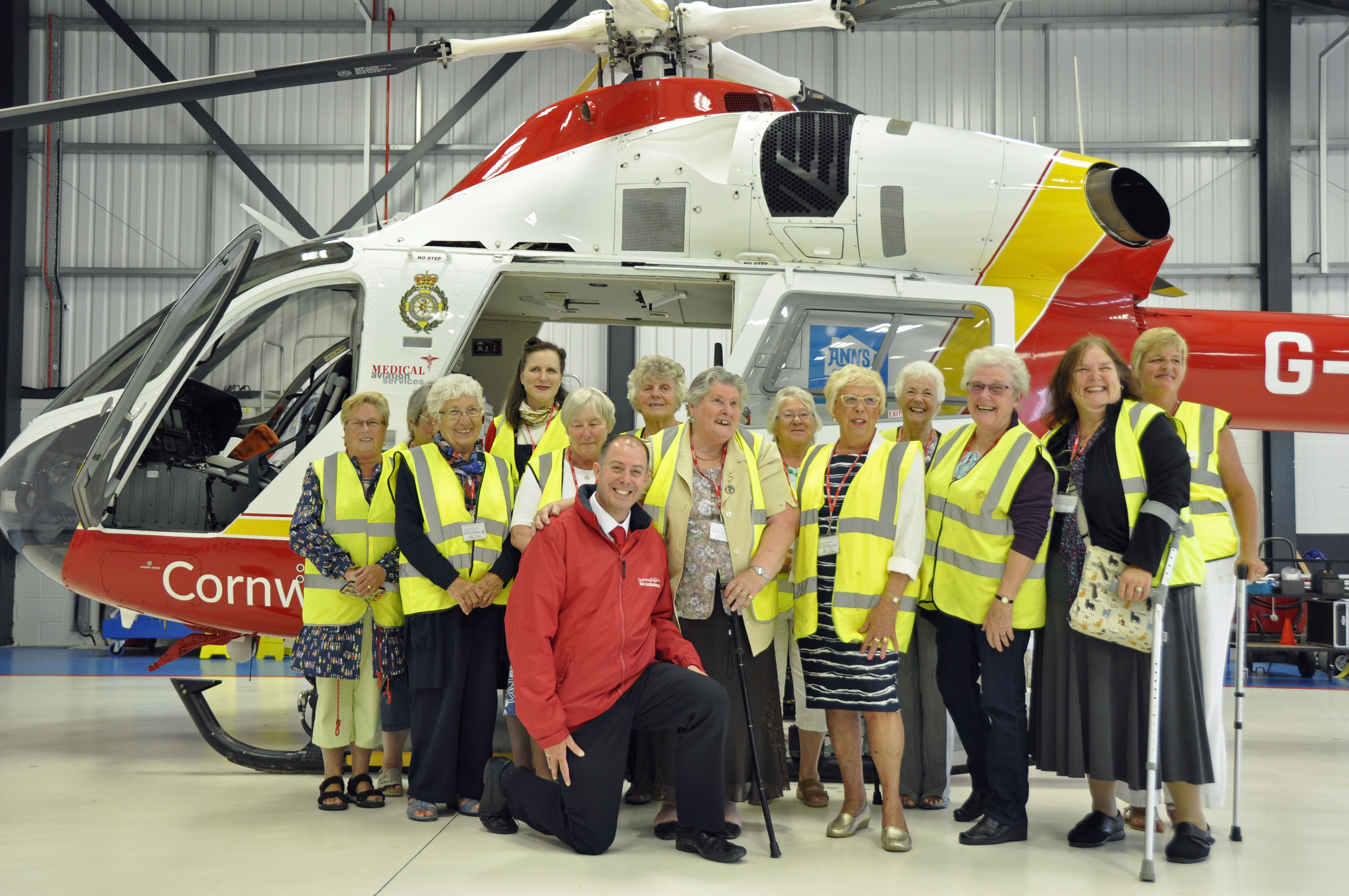 A Visit to Cornwall Air Ambulance for Newquay WI Cornwall Federation