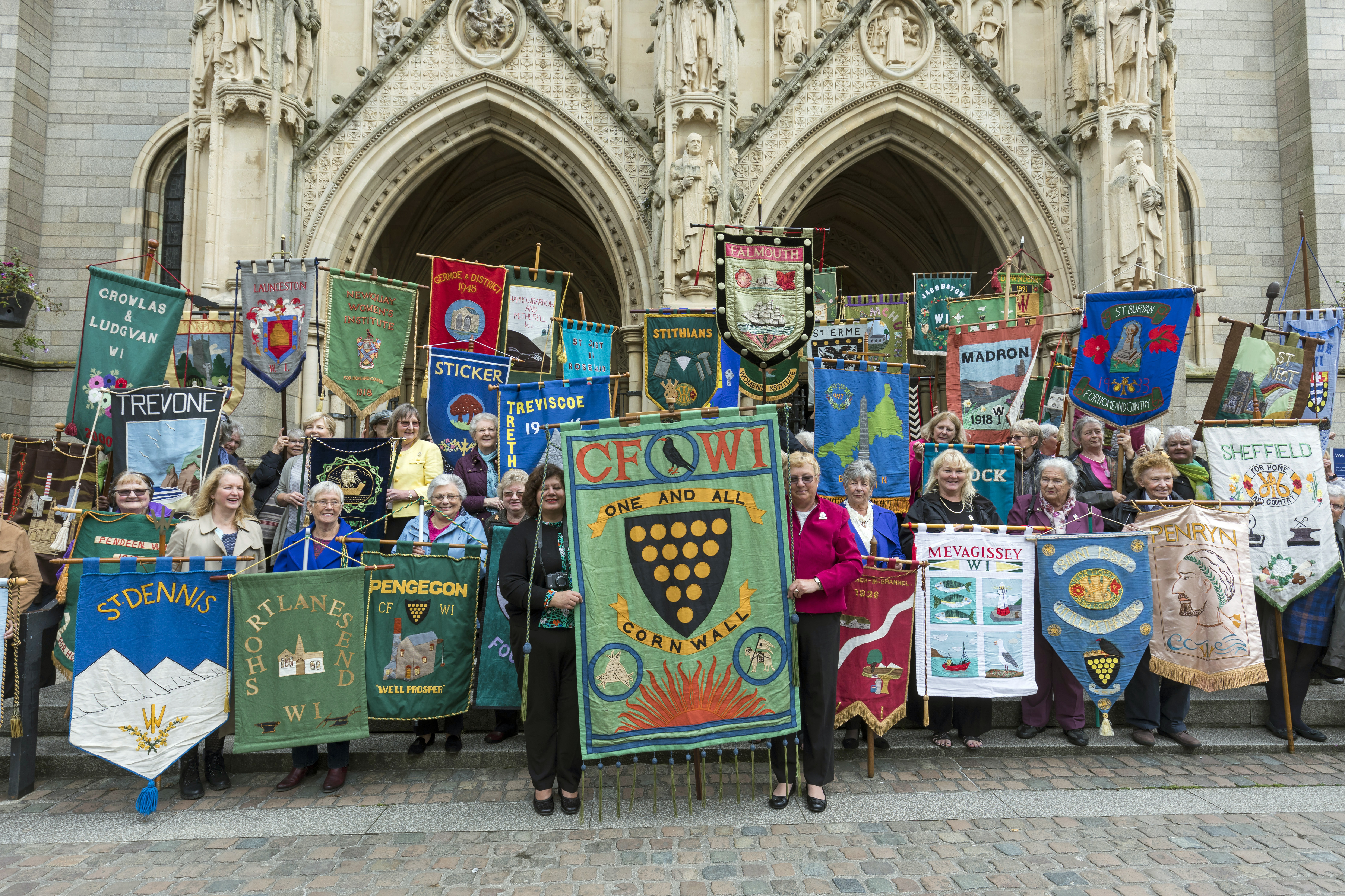A Banner Day for the WI in Cornwall! – CORNWALL FEDERATION OF WOMEN'S ...