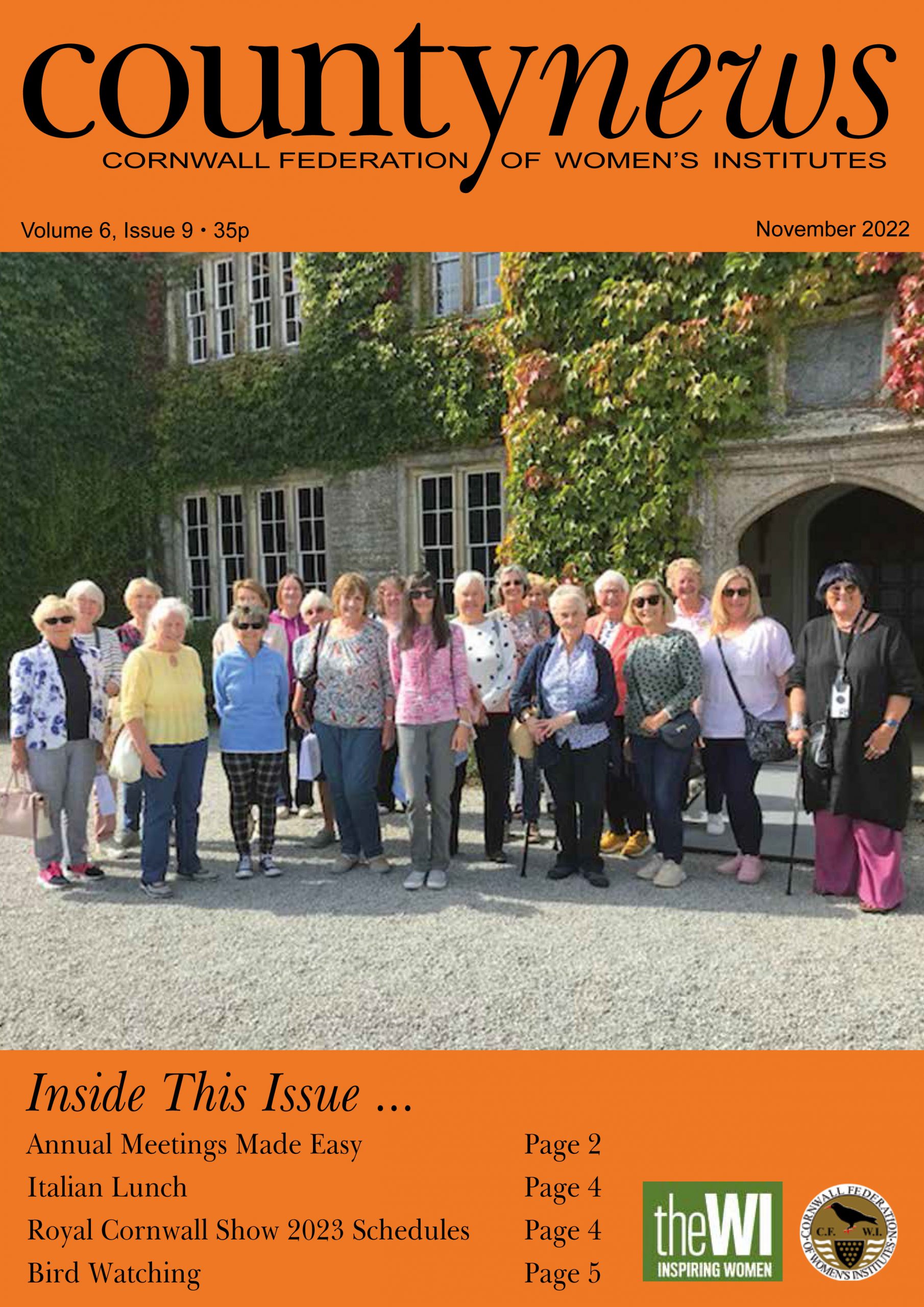 09_Nov 2022 Cover – CORNWALL FEDERATION OF WOMEN'S INSTITUTES