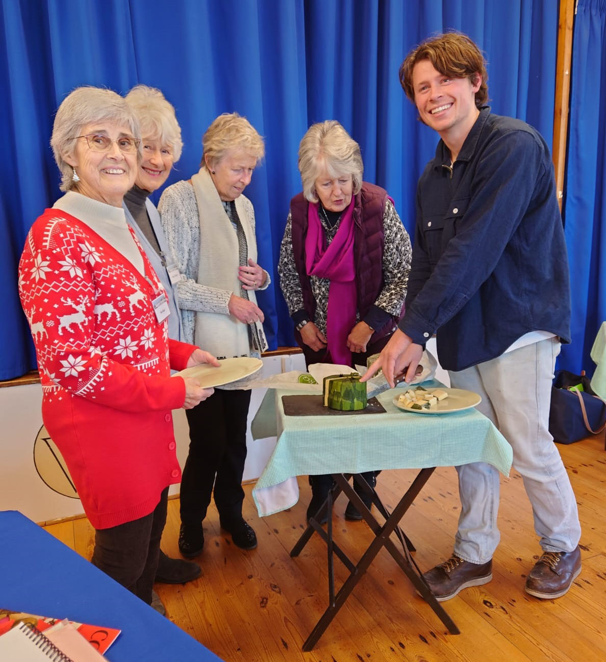 Trevone WI Members Say Cheese! CORNWALL FEDERATION OF WOMEN'S INSTITUTES
