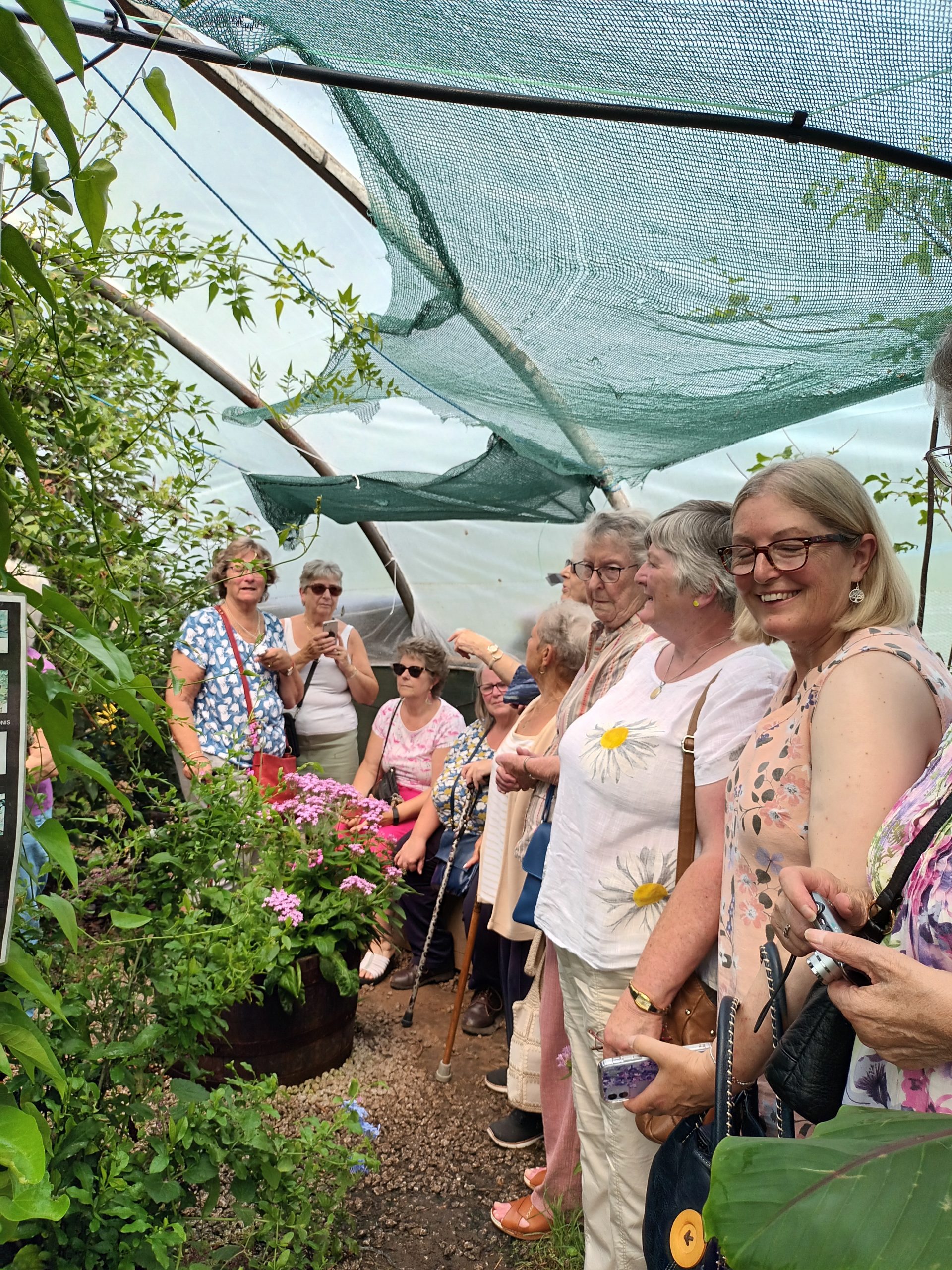 Cury WI Visits Butterfly House CORNWALL FEDERATION OF WOMEN'S INSTITUTES